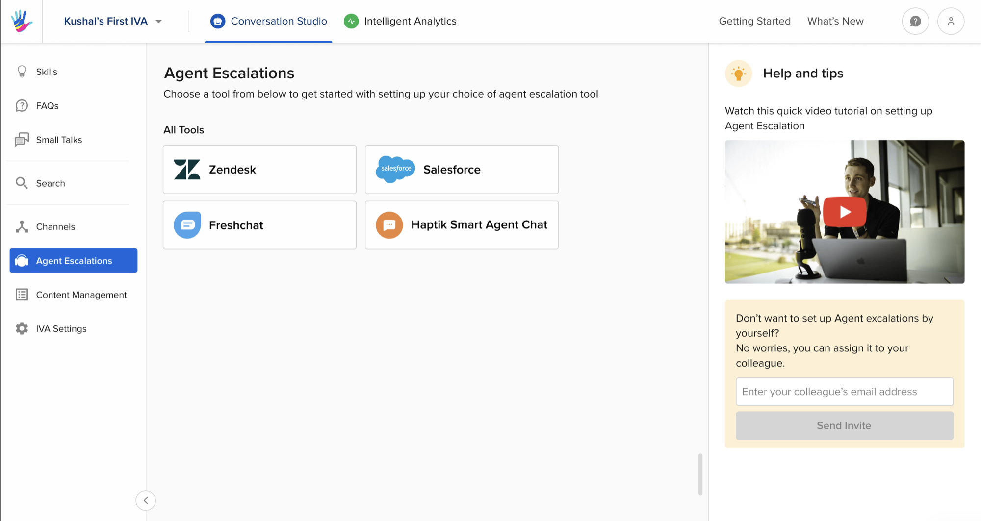 Conversation Studio UI 3