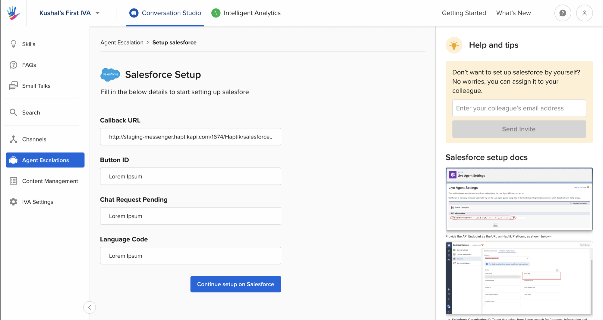 Conversation Studio UI 4