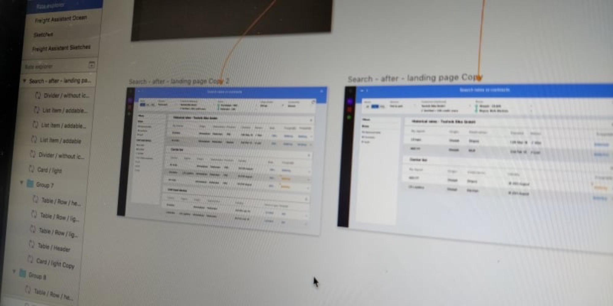 Freight Forwarder Screen 1